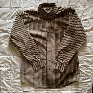 Ariat Pro Series Shirt Mens M Striped Long Sleeve Button Down Western Rodeo